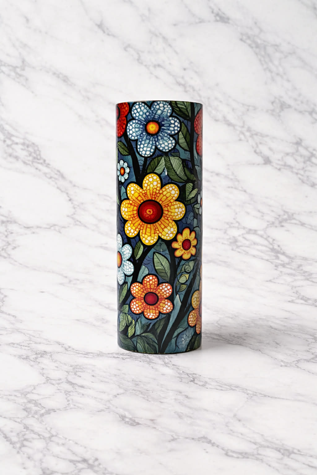 floral tumbler